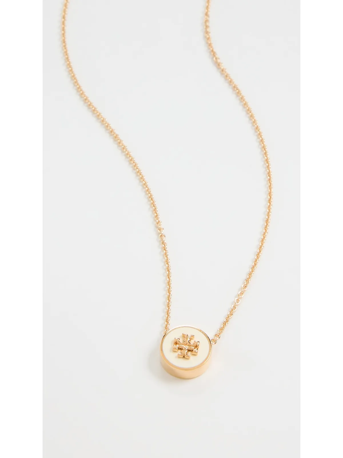 Tory Burch アイコン エナメル ペンダント ネックレス - 画像2