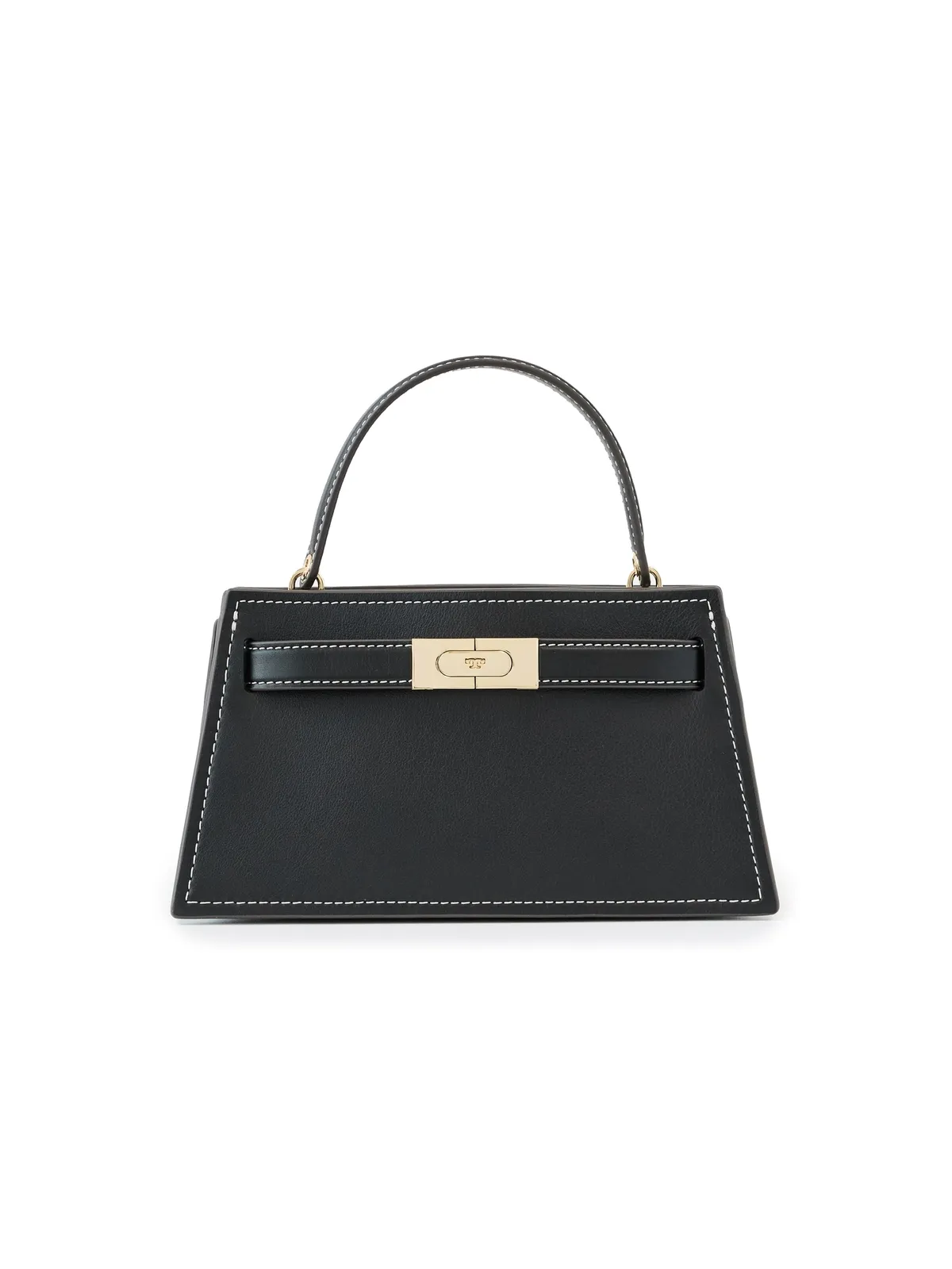 Tory Burch Lee Radziwill スムーストップハンドル・ペティートバッグ ブラック ワンサイズ - 画像1