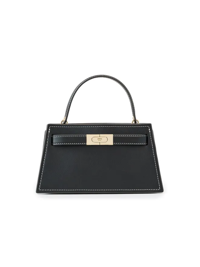 Tory Burch Tory Burch Lee Radziwill スムーストップハンドル・ペティートバッグ ブラック ワンサイズの商品画像