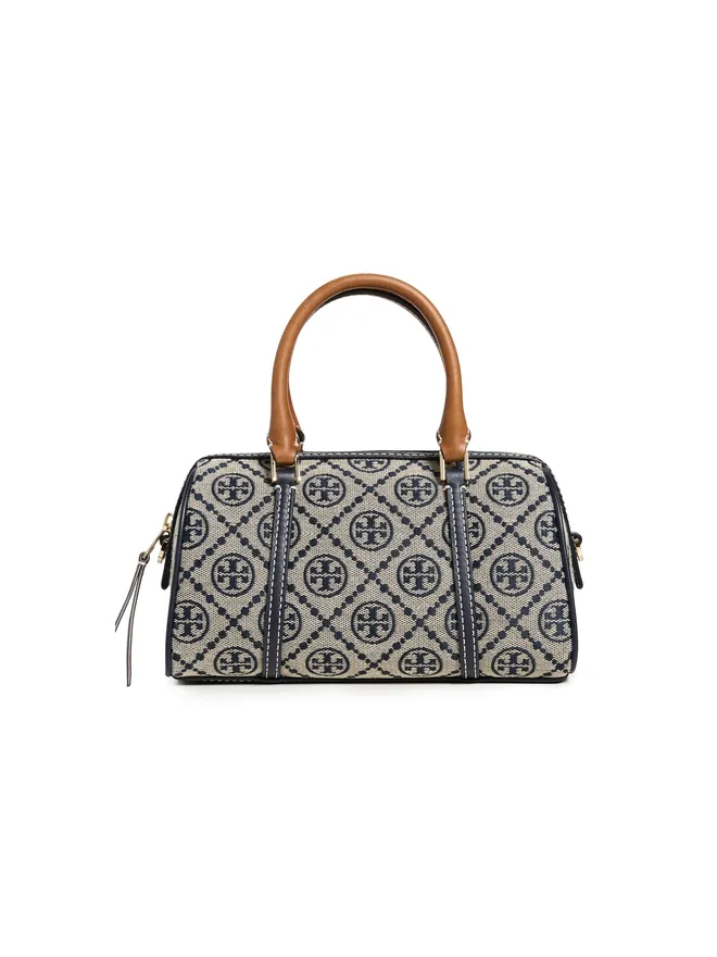 Tory Burch Tory Burch T Monogram ミニ バレル バッグ ネイビー ワンサイズの商品画像