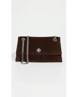 Tory Burch キラターンロック スエード ショルダーバッグ ダークココア - サムネイル2