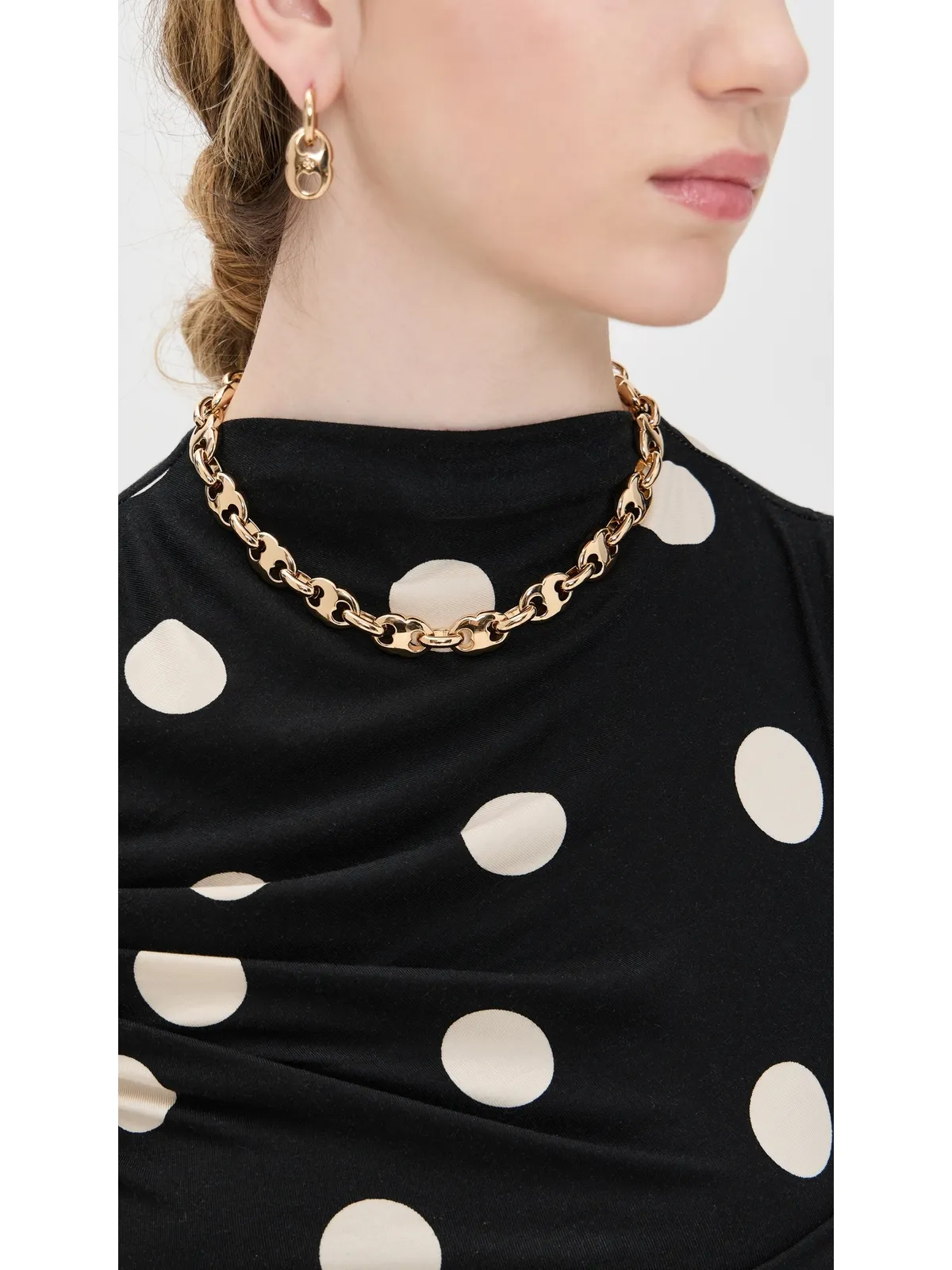Tory Burch ジェミニリンク ネックレス ライトブラス - 画像3
