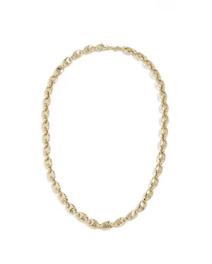 Tory Burch デリケート ジェミニリンク ネックレス ライトブラス ワンサイズ - サムネイル1