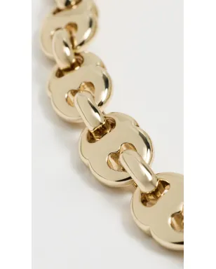 Tory Burch デリケート ジェミニリンク ネックレス ライトブラス ワンサイズ - サムネイル4
