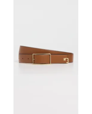Tory Burch エレノア バックル ベルト エイジドタン／ゴールド - サムネイル2