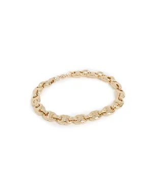 Tory Burch デリケート ジェミニ リンク ブレスレット ライトブラス ワンサイズ - サムネイル1