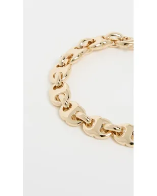Tory Burch デリケート ジェミニ リンク ブレスレット ライトブラス ワンサイズ - サムネイル4