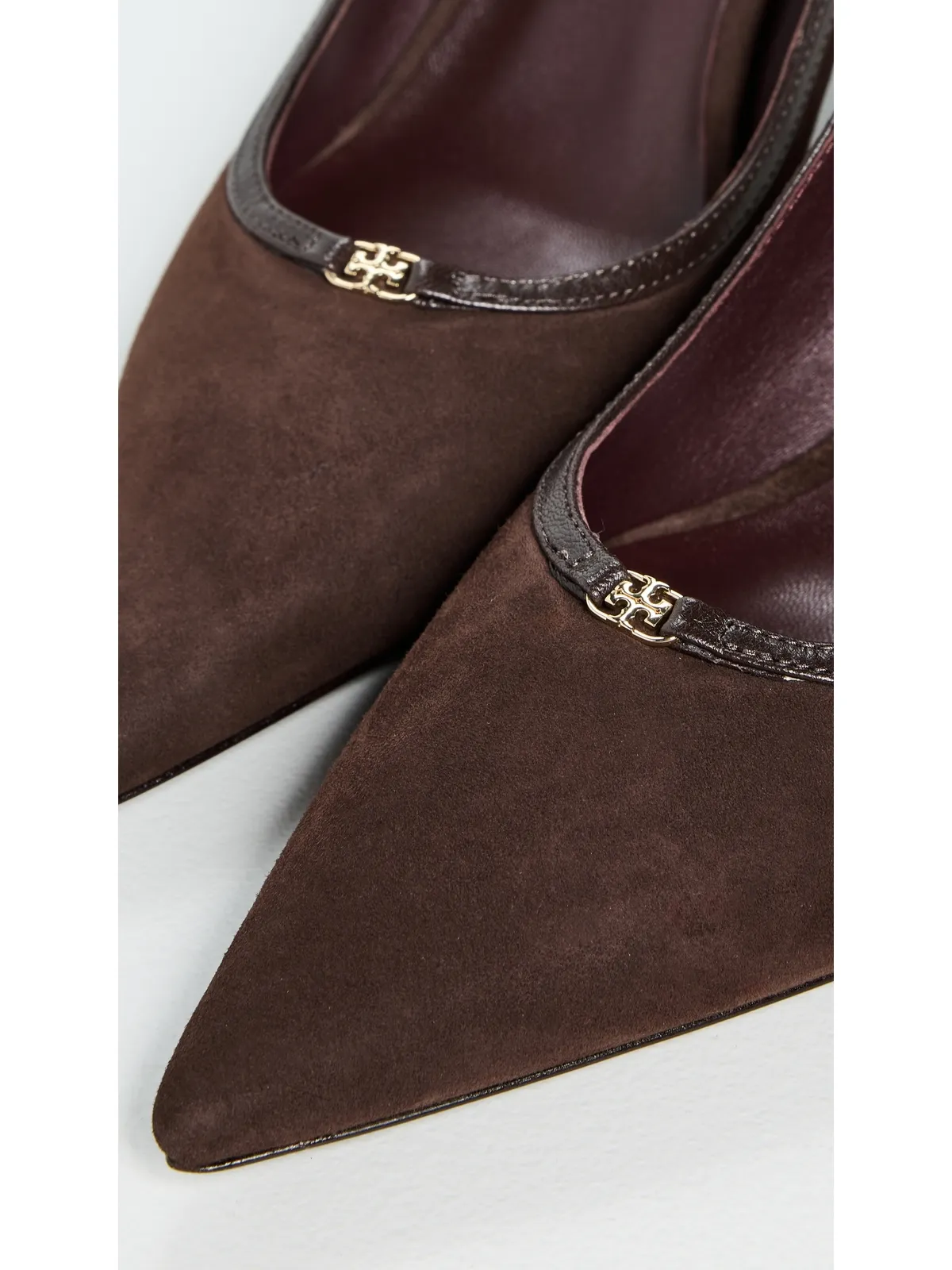 ビンテージ Tory Burch ダブルTバックルパンプス 80mm ダークココア 6 - 画像6