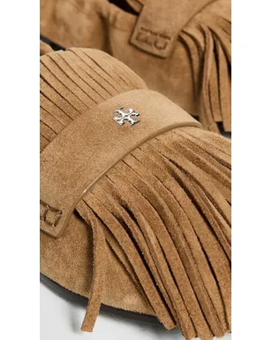 Tory Burch バレエフリンジ ローファー ワイルドタバコ色 - サムネイル6