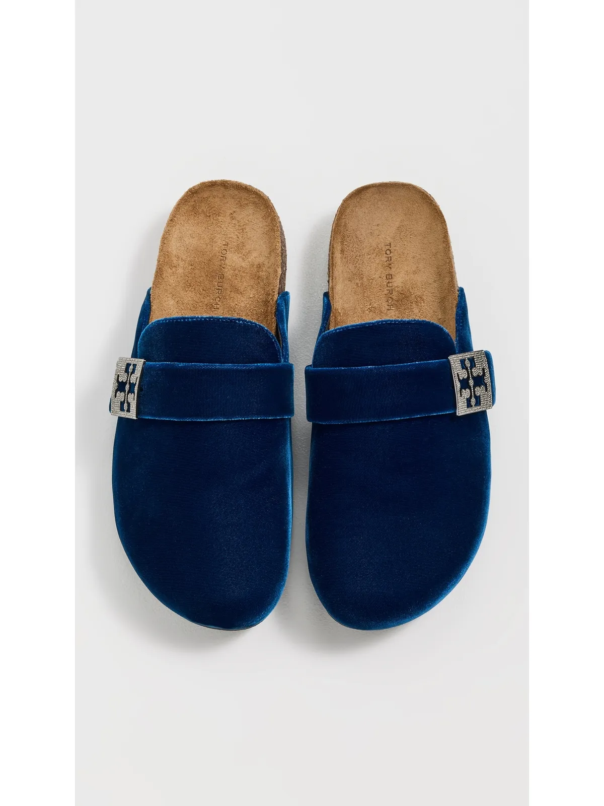 Tory Burch メロー パヴェ ミュール オーシャン/シルバー - 画像5