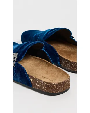 Tory Burch メロー パヴェ ミュール オーシャン/シルバー - サムネイル4