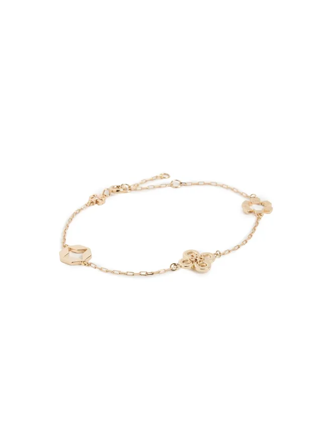 Tory Burch Tory Burch Forget Me Not ブレスレット Tory Gold ワンサイズの商品画像