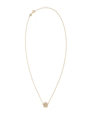 Tory Burch Forget Me Not パヴェ ペンダント ネックレス ゴールド/クリスタル ワンサイズ - サムネイル1