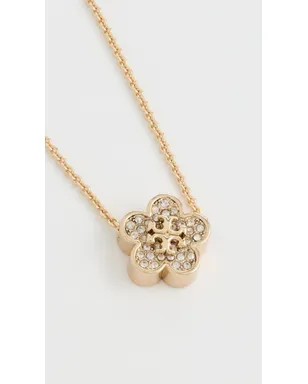 Tory Burch Forget Me Not パヴェ ペンダント ネックレス ゴールド/クリスタル ワンサイズ - サムネイル5