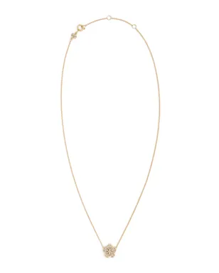Tory Burch Forget Me Not パヴェ ペンダント ネックレス ゴールド/クリスタル ワンサイズ - サムネイル6