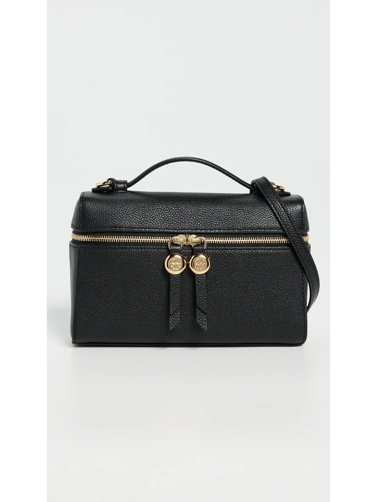 Tory Burch ロミー スリム トップハンドル バッグ ブラック - 画像2