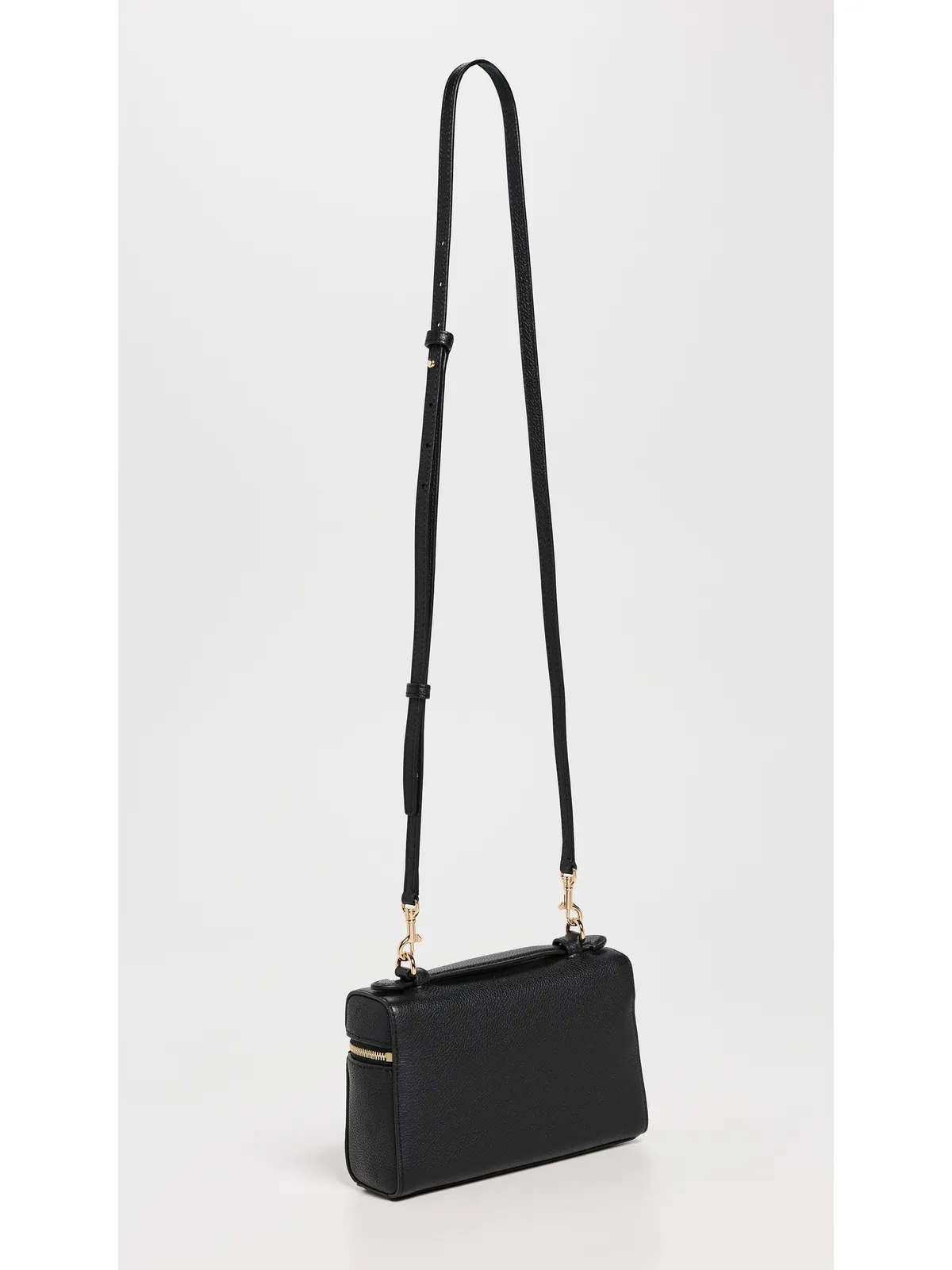 Tory Burch ロミー スリム トップハンドル バッグ ブラック - 画像4