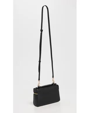 Tory Burch ロミー スリム トップハンドル バッグ ブラック - サムネイル4