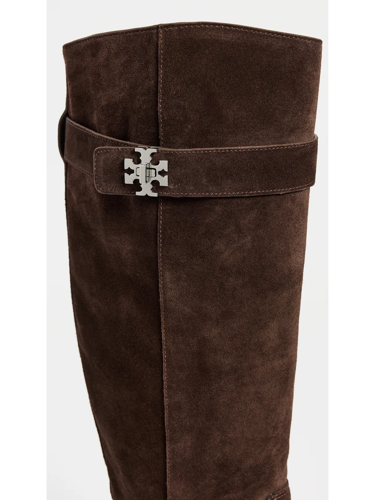 Tory Burch T Lock ライディングブーツ ダークココア - 画像6