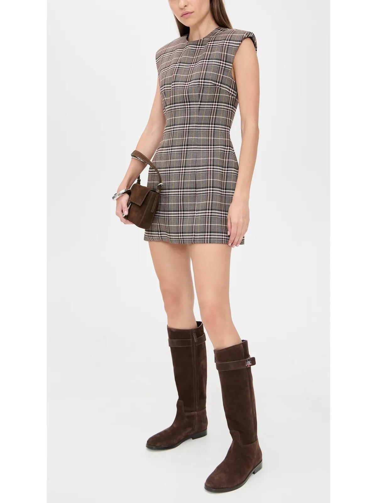Tory Burch T Lock ライディングブーツ ダークココア - 画像3