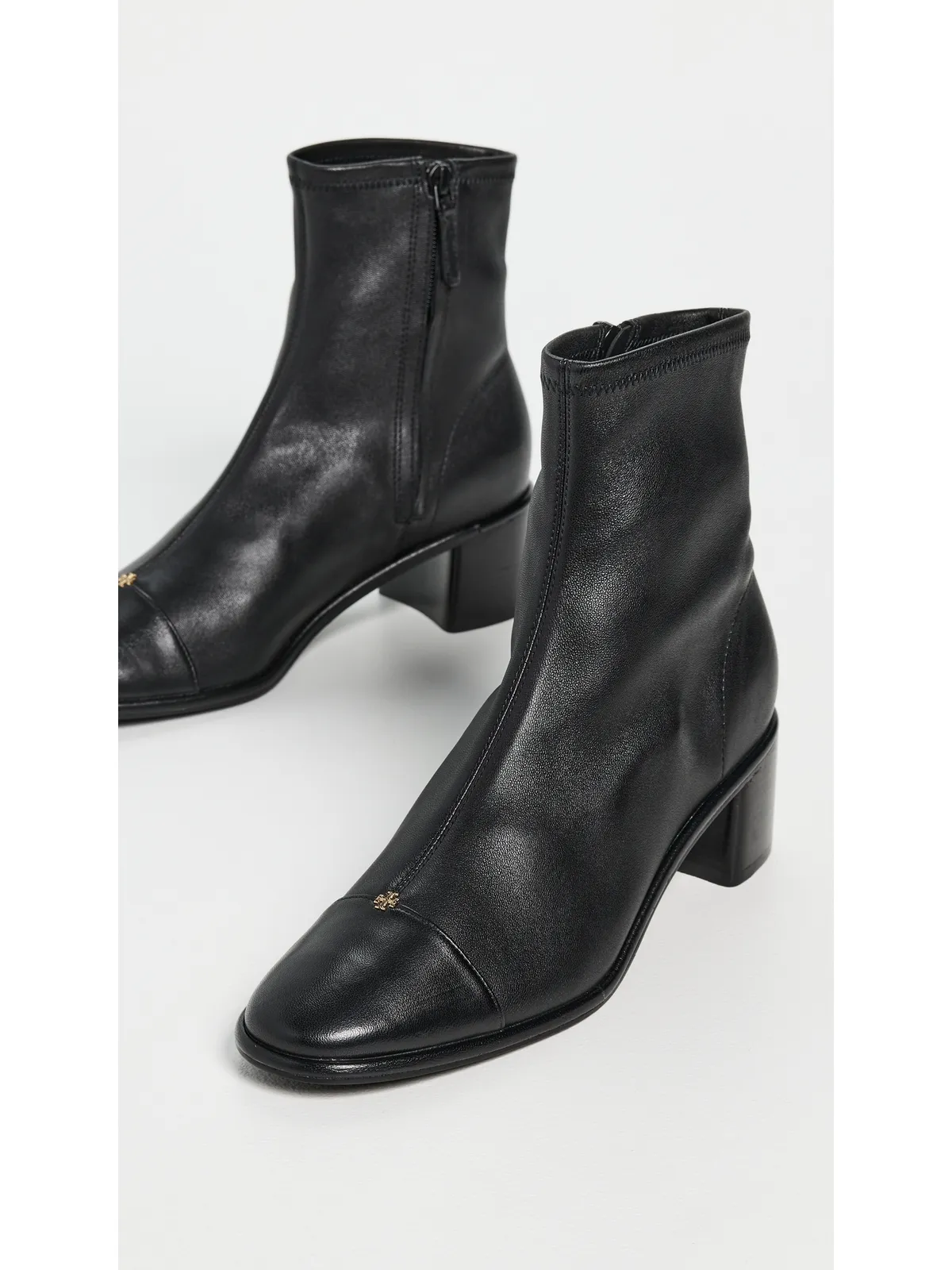 Tory Burch ヒール付きアンクルブーツ パーフェクトブラック - 画像5