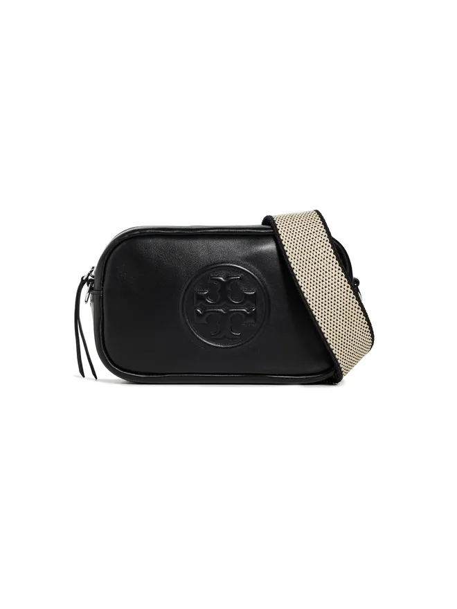 Tory Burch Tory Burch ミラー ソフトミニ クロスボディバッグ ブラック ワンサイズの商品画像