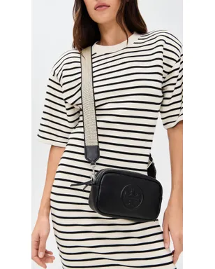 Tory Burch ミラー ソフトミニ クロスボディバッグ ブラック ワンサイズ - サムネイル3