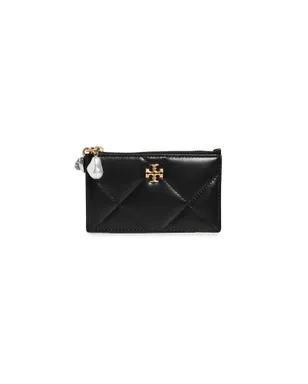 Tory Burch キラ ダイヤモンド キルト チャーム ジップ カードケース - サムネイル1