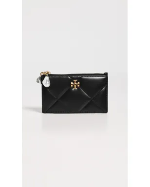 Tory Burch キラ ダイヤモンド キルト チャーム ジップ カードケース - サムネイル2