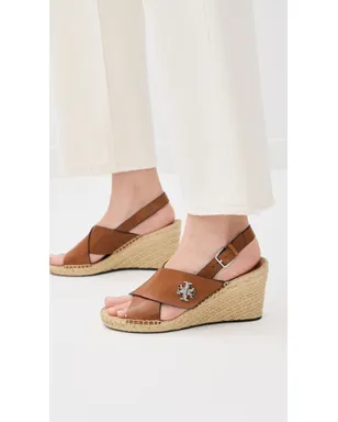 Tory Burch Turnlock ウェッジ エスパドリーユ クラシック クオイオ - サムネイル3