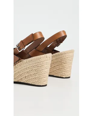 Tory Burch Turnlock ウェッジ エスパドリーユ クラシック クオイオ - サムネイル4
