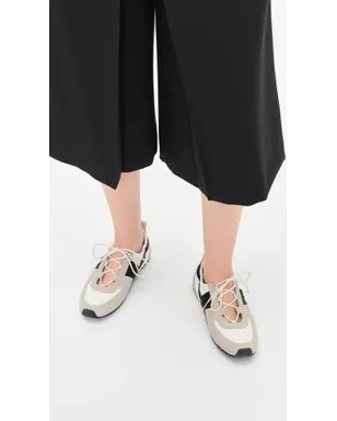 Tory Burch ハンク バレエスニーカー ホワイト/ブラック - サムネイル3