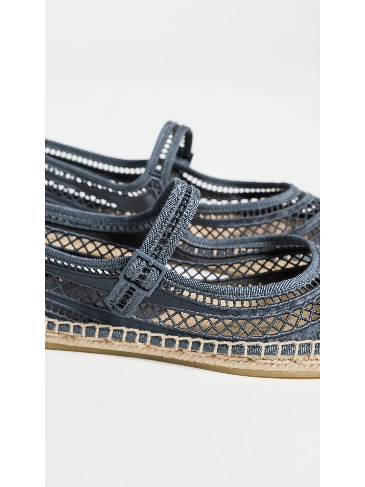 Tory Burch オープンウェーブ Mary Jane エスパドリーユ ブルーストーン - 画像6