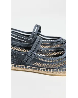 Tory Burch オープンウェーブ Mary Jane エスパドリーユ ブルーストーン - サムネイル6
