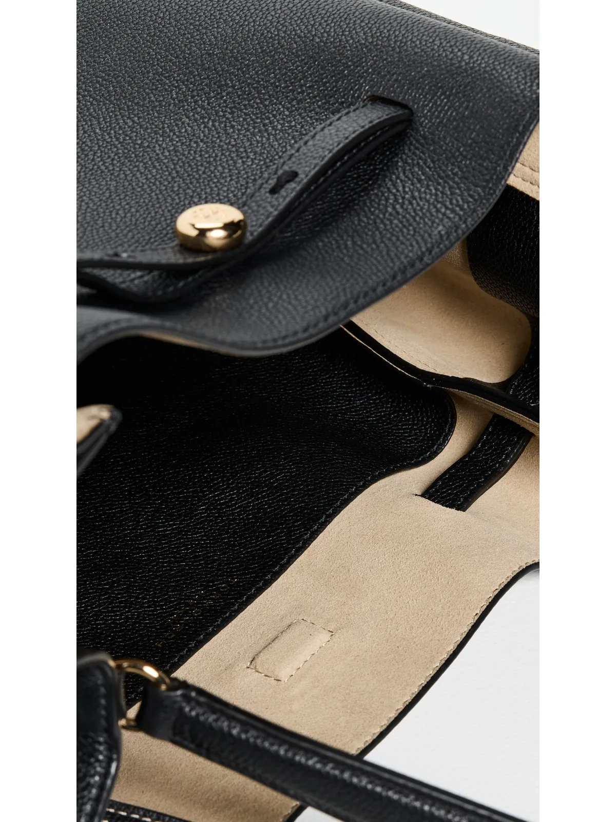 Tory Burch ロミー ラージ バケット バッグ ブラック ワンサイズ - 画像6
