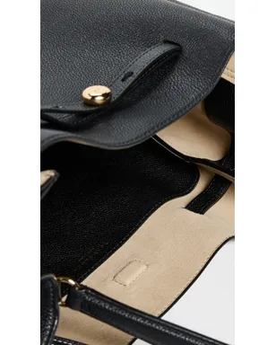 Tory Burch ロミー ラージ バケット バッグ ブラック ワンサイズ - サムネイル6