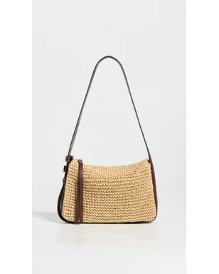ビンテージ Tory Burch ロミー ストロー ショルダーバッグ ナチュラル - サムネイル2