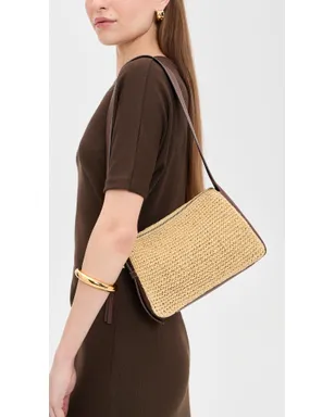 ビンテージ Tory Burch ロミー ストロー ショルダーバッグ ナチュラル - サムネイル3
