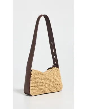 ビンテージ Tory Burch ロミー ストロー ショルダーバッグ ナチュラル - サムネイル4