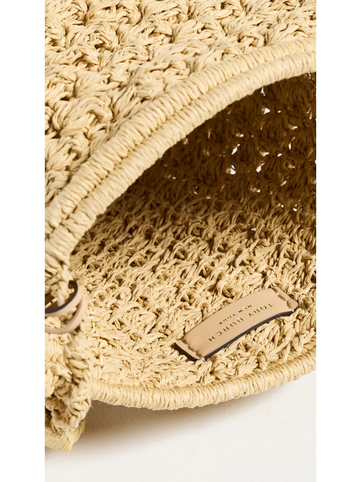 Tory Burch エラ ハンドクロシェ ポップコーンステッチ バケットバッグ ナチュラル ワンサイズ - 画像6