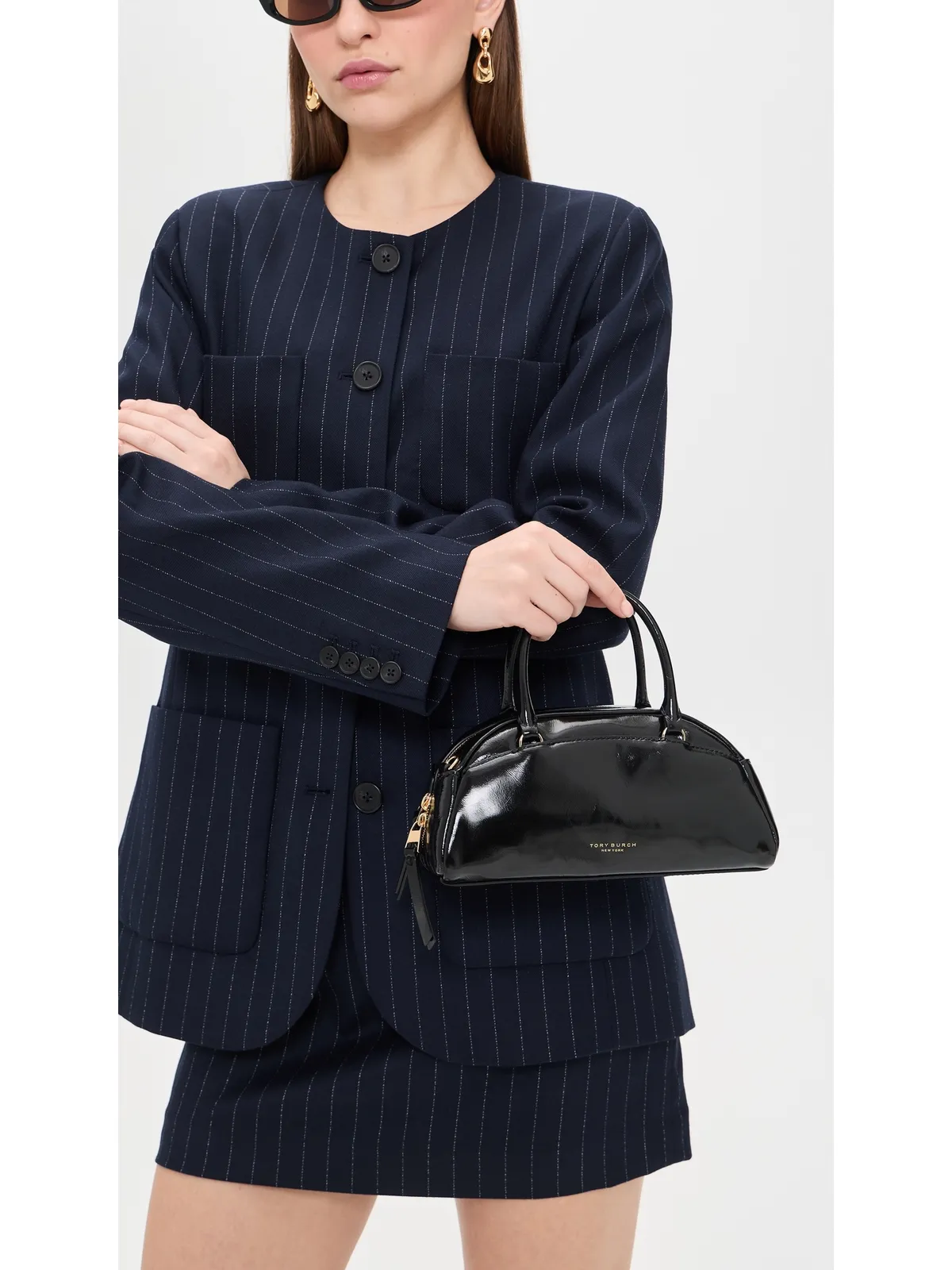 Tory Burch レーサー・スモール・サッチェル - 画像3
