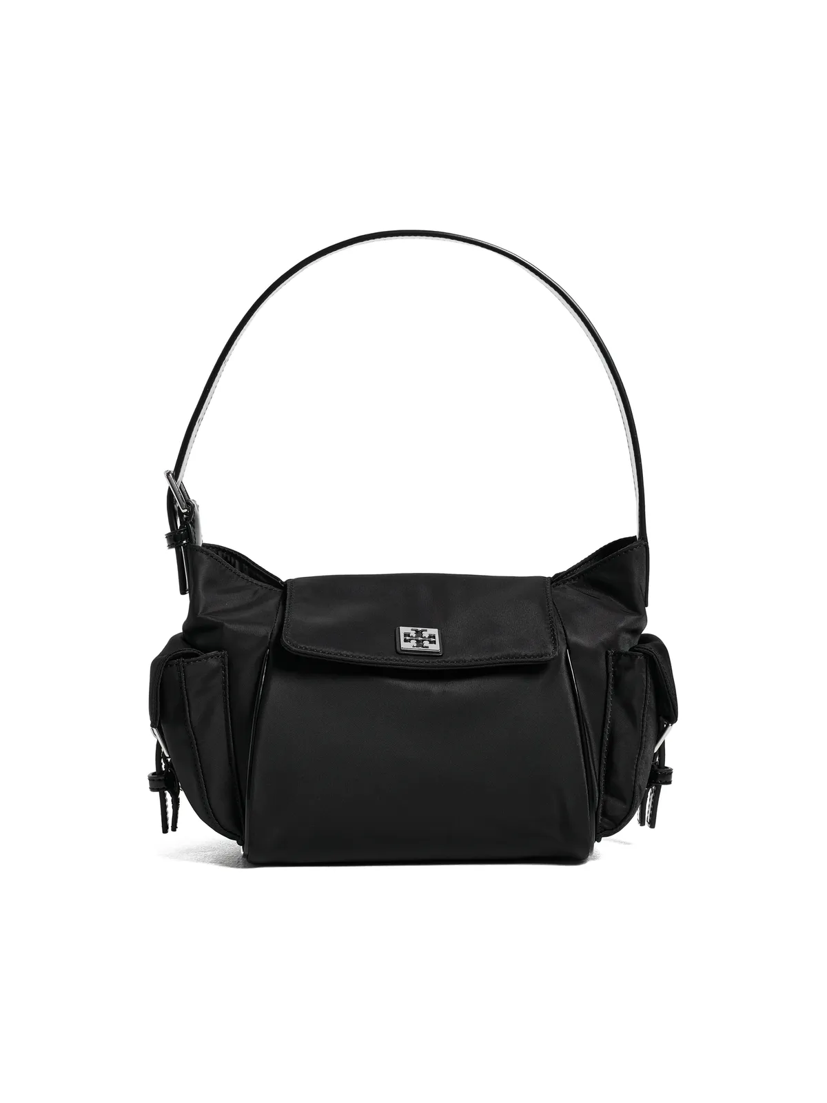 Tory Burch Virginia ポケット付きショルダーバッグ ブラック ワンサイズ - 画像1