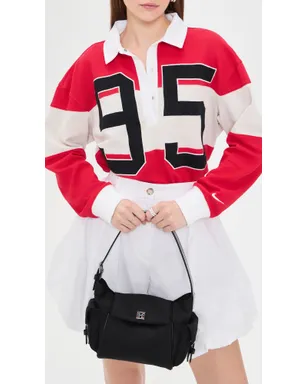 Tory Burch Virginia ポケット付きショルダーバッグ ブラック ワンサイズ - サムネイル3