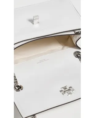 Tory Burch Kira Turnlock ミニバッグ ホワイト - サムネイル6
