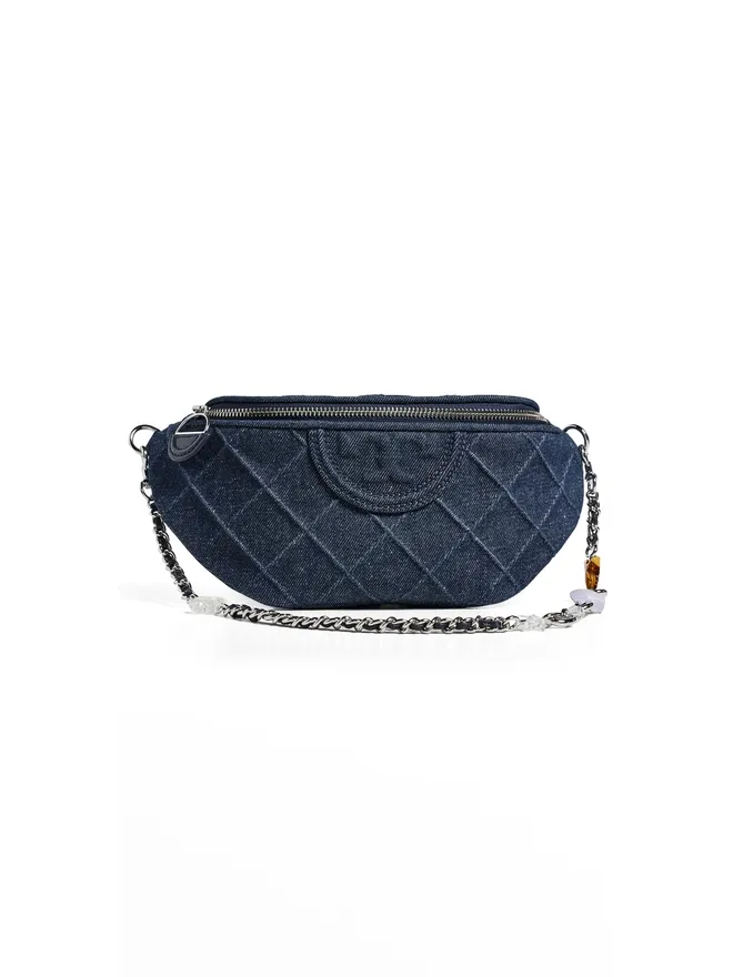 Tory Burch Tory Burch フレミング デニム チャーム ベルトバッグの商品画像