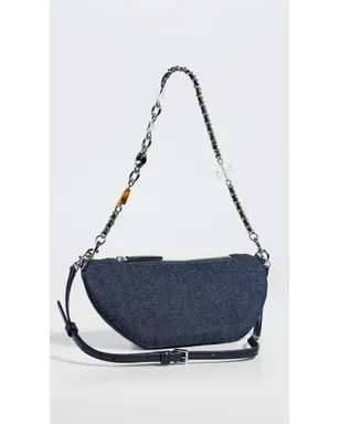 Tory Burch フレミング デニム チャーム ベルトバッグ - サムネイル4