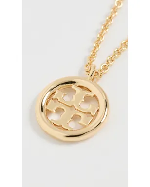 ビンテージ Tory Burch アイコンサークル ペンダントネックレス ゴールド - サムネイル5