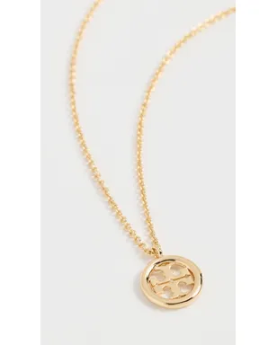ビンテージ Tory Burch アイコンサークル ペンダントネックレス ゴールド - サムネイル2