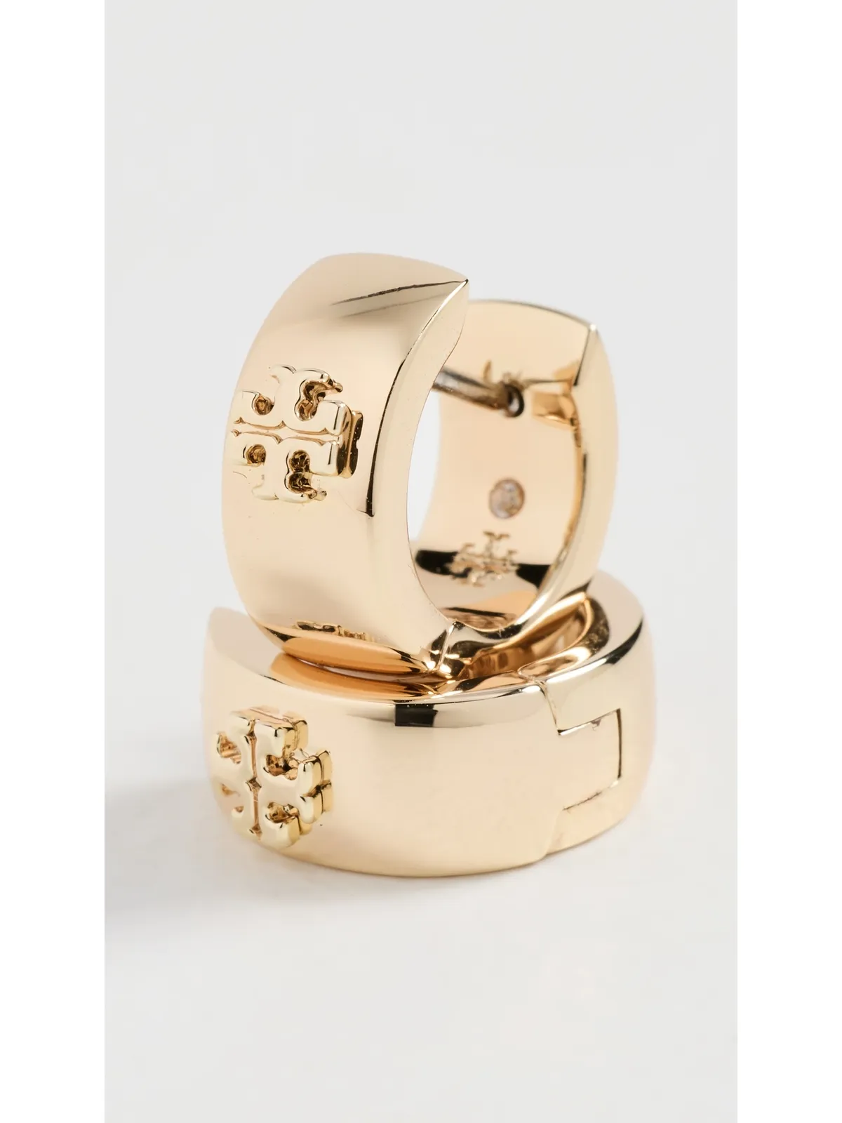 Tory Burch ワイドアイコン ハギー イヤリング ゴールド ワンサイズ - 画像4