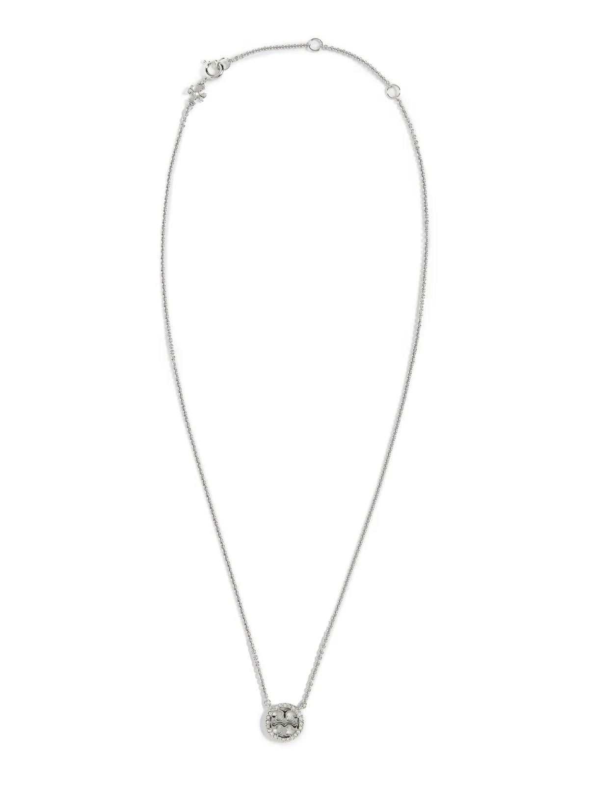 Tory Burch アイコン パヴェ ペンダント ネックレス - 画像1